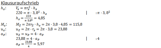 Realschulabschluss Zusammengesetzte Körper Lösungen Pflichtteilaufgabe P3/2013 Bild 2/© by www.fit-in-mathe-online.de