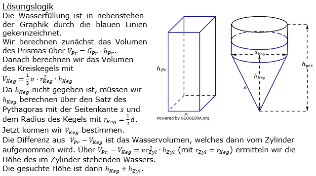 Realschulabschluss Zusammengesetzte Körper Lösungen Pflichtteilaufgabe P3/2018 Bild 1/© by www.fit-in-mathe-online.de