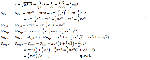 Realschulabschluss Zusammengesetzte Körper Lösungen Wahlteilaufgabe W3b/2007 Bild 3/© by www.fit-in-mathe-online.de