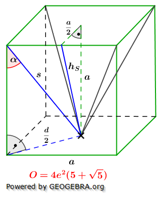 Realschulabschluss Zusammengesetzte Körper Lösungs-Graphik Wahlteilaufgabe W4b/2009/© by www.fit-in-mathe-online.de