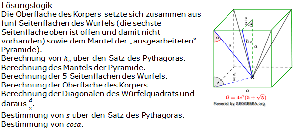 Realschulabschluss Zusammengesetzte Körper Lösungen Wahlteilaufgabe W4b/2009 Bild 1/© by www.fit-in-mathe-online.de