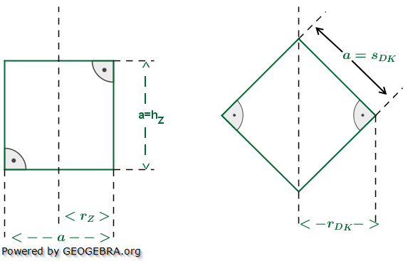 Realschulabschluss Zusammengesetzte Körper Lösungs-Graphik Wahlteilaufgabe W2b/2013/© by www.fit-in-mathe-online.de