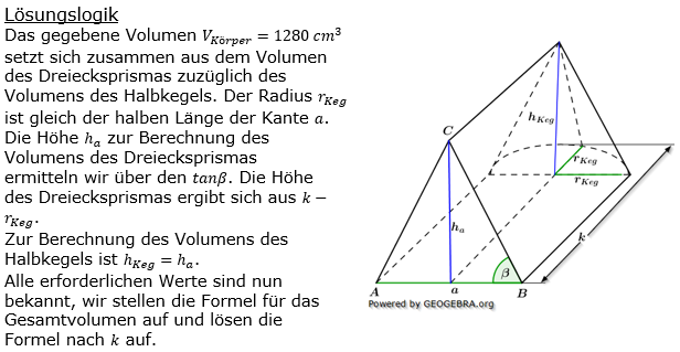 Realschulabschluss Zusammengesetzte Körper Lösungen Wahlteilaufgabe W2b/2015 Bild 1/© by www.fit-in-mathe-online.de