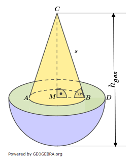 Realschulabschluss Zusammengesetzte Körper Lösungs-Graphik Pflichtteilaufgabe P2/2021/© by www.fit-in-mathe-online.de