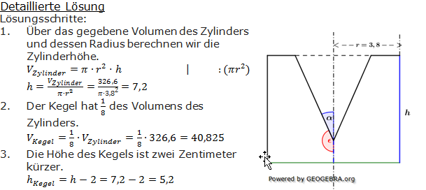Realschulabschluss Zusammengesetzte Körper Lösungen Übungsaufgabe A1 Bild 1 Realschulabschluss Zusammengesetzte Körper Lösungen Übungsaufgabe A1 Bild 1/© by www.fit-in-mathe-online.de