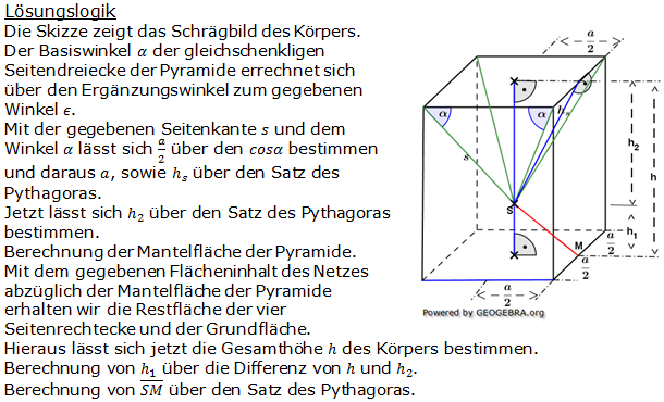 Realschulabschluss Zusammengesetzte Körper Lösungen Übungsaufgabe A5 Bild 1 Realschulabschluss Zusammengesetzte Körper Lösungen Übungsaufgabe A5 Bild 1/© by www.fit-in-mathe-online.de