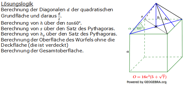 Realschulabschluss Zusammengesetzte Körper Lösungen Übungsaufgabe A6 Bild 1 Realschulabschluss Zusammengesetzte Körper Lösungen Übungsaufgabe A6 Bild 1/© by www.fit-in-mathe-online.de