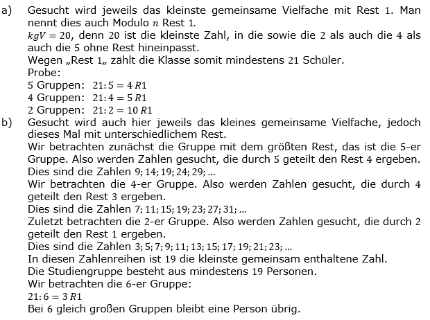 Algebra - Teilbarkeit ujnd Primzahlen Fortgeschritten Lösungen zum Aufgabensatz 2 Blatt 01 © by www.fit-in-mathe-online.de