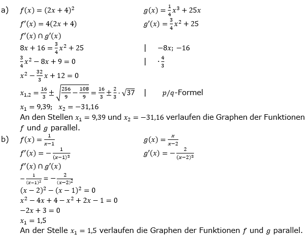 Die Kettenregel Lösungen zum Aufgabensatz 3 Blatt 2/1 Fortgeschritten Bild 1/© by www.fit-in-mathe-online.de