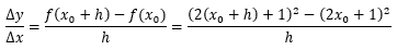 Wollen wir die Ableitung von f bestimmen, so müssen wir den Differenzenquotienten von f untersuchen. (WIKI zur Ableitung mit der Kettenregel Bild W0003/© by www.fit-in-mathe-online.de)