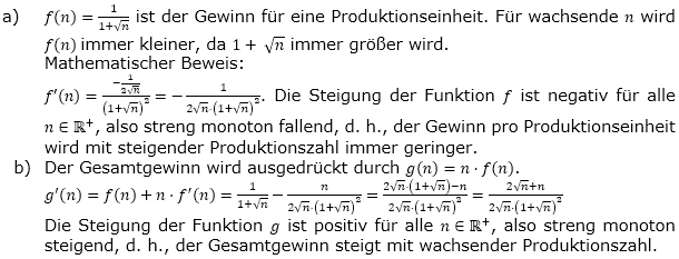 Produktregel bzw.Quotientenregel der Ableitungen Lösungen zum Aufgabensatz 4 Blatt 3/2 Expert Bild 1/© by www.fit-in-mathe-online.de