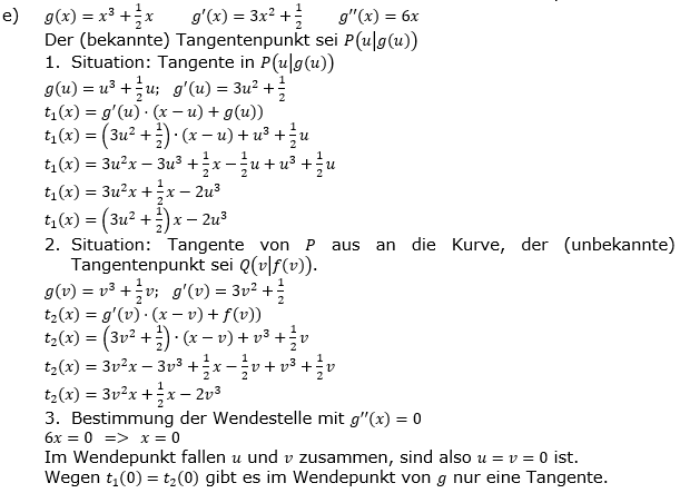 Tangente und Normale in der Differenzialrechnung. Lösungen zum Aufgabensatz 1 Blatt 3/2 Expert Bild 3/© by www.fit-in-mathe-online.de