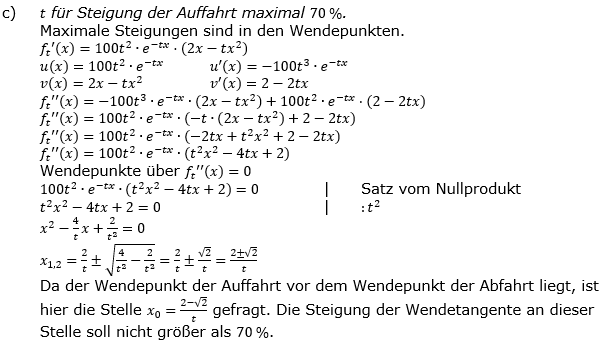 Exponentialfunktionen der Funktionsklassen. Lösungen zum Aufgabensatz 01 Blatt 3/1 Expert Bild 2 /© by www.fit-in-mathe-online.de