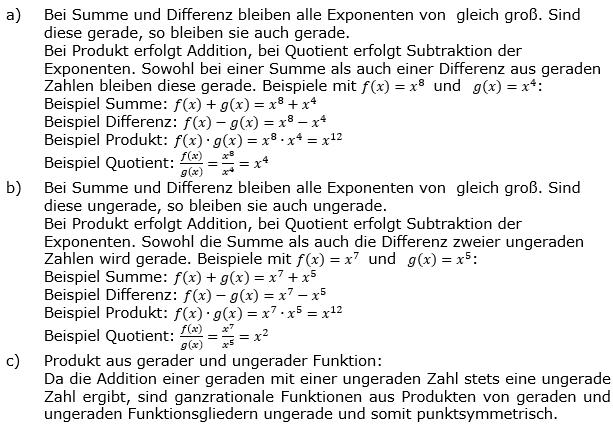 Ganzrationale Funktionen Lösungen zum Aufgabensatz 8 Blatt 1/2 Grundlagen Bild 1/© by www.fit-in-mathe-online.de
