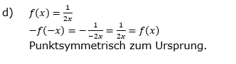Potenzfunktionen Lösungen zum Aufgabensatz 7 Blatt 2/1 Fortgeschritten Bild 1d/© by www.fit-in-mathe-online.de