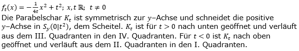 Quadratische Funktionen der Funktionsklassen. Lösungen zum Aufgabensatz 05 Blatt 3/4 Expert Bild 1 /© by www.fit-in-mathe-online.de