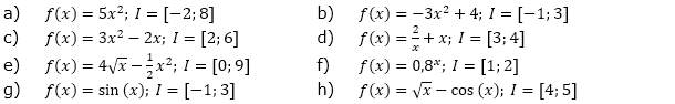 Berechne für die Funktion f die durchschnittliche Änderungsrate auf dem Intervall I=[a;b] (Graphik A320101 im Aufgabensatz 1 Blatt 3/2 Expert zur mittleren Änderungsrate / © by www.fit-in-mathe-online.de)