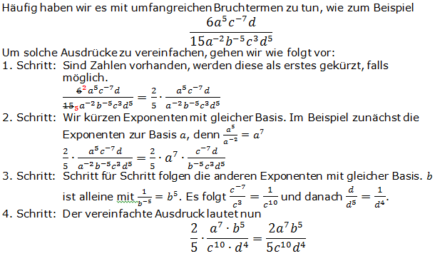 Lösungshinweis 1 Potenzen mit gleicher Basis (Aufgabenblatt Level 3 - Blatt 1/© by www.fit-in-mathe-online.de)