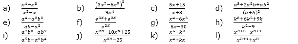 Vereinfache die folgenden Potenzterme. (Aufgabensatz 2 Blatt 2/1 Fortgeschritten zu Potenzterme vereinfachen/© by www.fit-in-mathe-online.de)