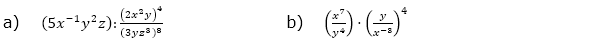 Berechne die folgenden Terme. (Aufgabensatz 6 Blatt 3/2 Expert zu Potenzterme vereinfachen/© by www.fit-in-mathe-online.de)