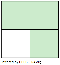 Wie viel Prozent der vier Flächen sind jeweils gefärbt? (Grafik A210803 im Aufgabensatz 8 Blatt 2/1 Fortgeschritten zur Prozentrechnung Basiswissen Bild 3) /© by www.fit-in-mathe-online.de)