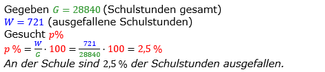Prozentrechnung Prozentsatz Lösungen zum Aufgabensatz 9 Blatt 2/1 Fortgeschritten Bild 1/© by www.fit-in-mathe-online.de