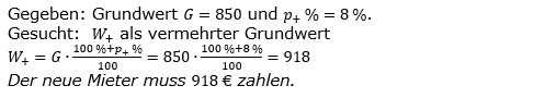 Prozentrechnung Prozentwert Lösungen zum Aufgabensatz 6 Blatt 2/2 Fortgeschritten Bild 1/© by www.fit-in-mathe-online.de