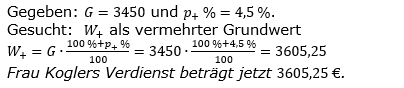 Prozentrechnung Prozentwert Lösungen zum Aufgabensatz 9 Blatt 2/2 Fortgeschritten Bild 1/© by www.fit-in-mathe-online.de