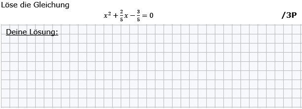 Löse die Gleichung. (Grafik g8k12/W05A0201 im Aufgabensatz 2 Wochenblatt 05 Kursstufe 2 Prüfungsvorbereitung Abitur) /© by www.fit-in-mathe-online.de)