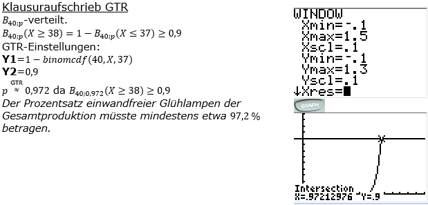 Stochastik Binomialverteilung Lösungen zum Aufgabensatz 3 Blatt 2/2 Fortgeschrittten Bild 2 (Graphik A2209L02)/© by www.fit-in-mathe-online.de