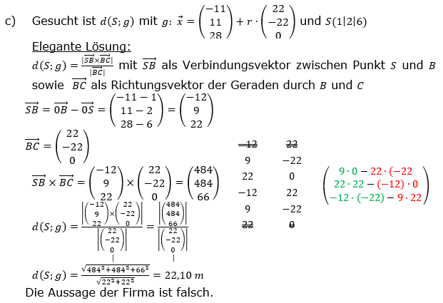 Vektorgeometrie Vermischte Aufgaben - Training Lösungen zum Aufgabensatz 01 Blatt 02 Bild A0201L06/© by www.fit-in-mathe-online.de